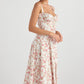 Carmal -Sommerkleid mit Carmen-Print