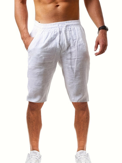 Graue Shorts mit Kordelzug und Taschen - Felix