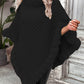 Schicker Poncho-Pullover für den Winter