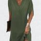 Charmantes V-Ausschnitt Sommerkleid -Lockere Passform & Vielseitigkeit