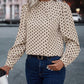 Bluse im Vintage-Stil und mit Aufdrucken