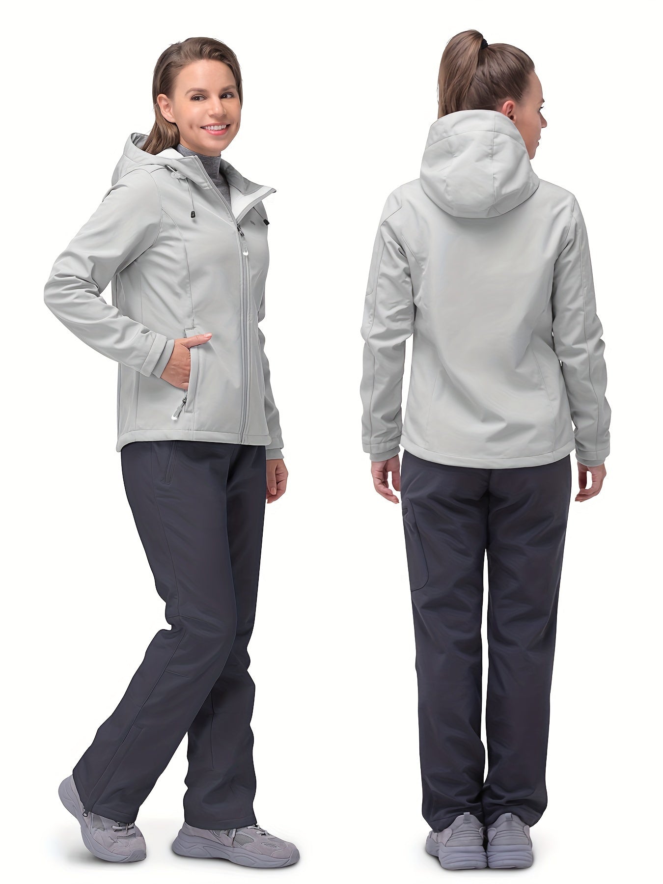 Winddichte Softshell-Jacke speziell für Damen