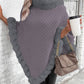 Schicker Poncho-Pullover für den Winter