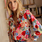 Bunte Blumenbluse - Isabella