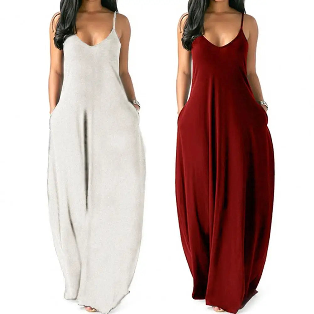 Lena - Elegantes Maxikleid in Cremeweiß