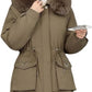 Komfortable & warme damen winterjacke