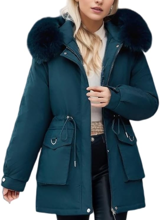 Komfortable & warme damen winterjacke