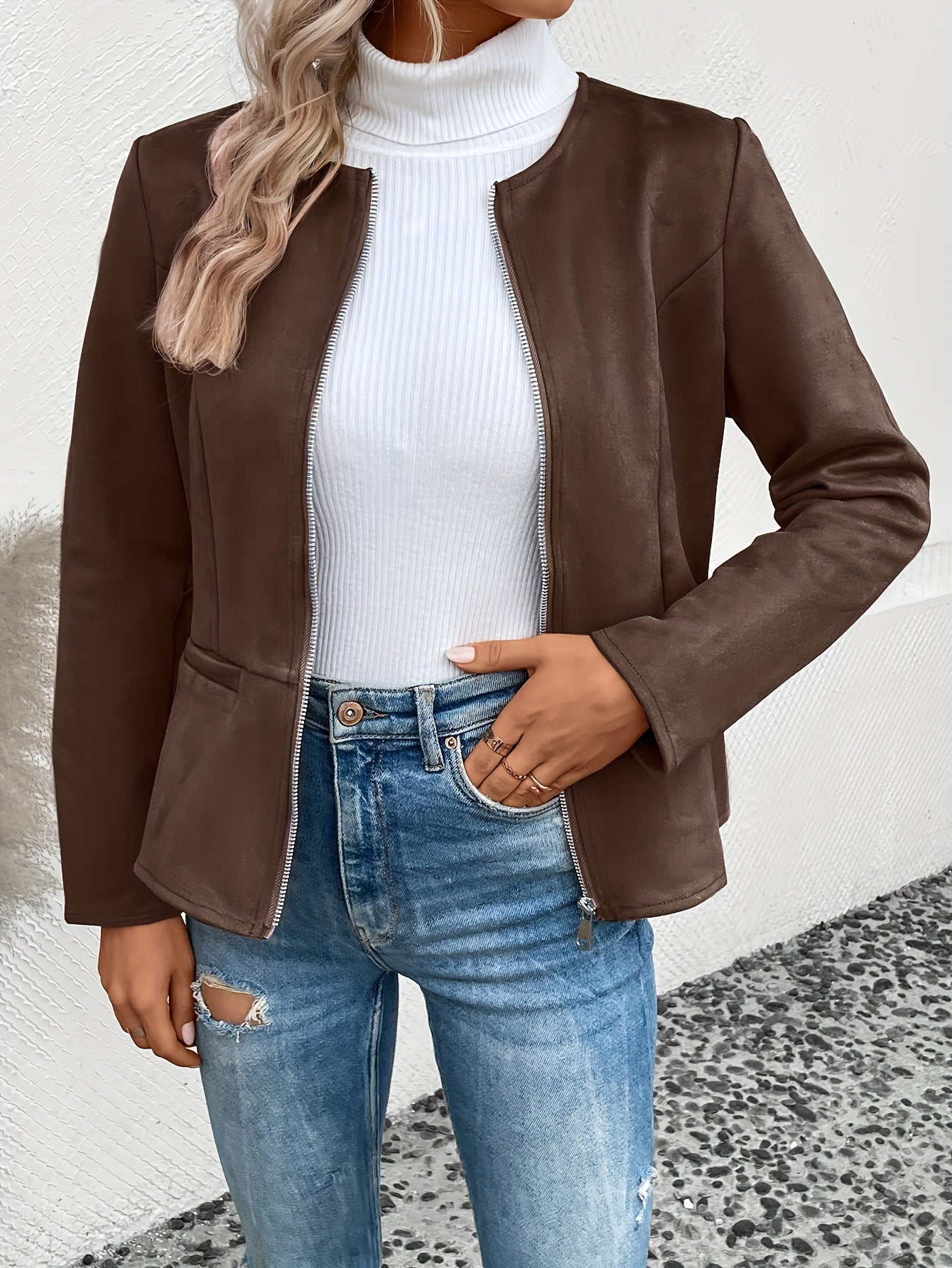 Elegante Übergrößenjacke für Damen