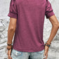 Bordeaux Rüschen-Shirt - Marie