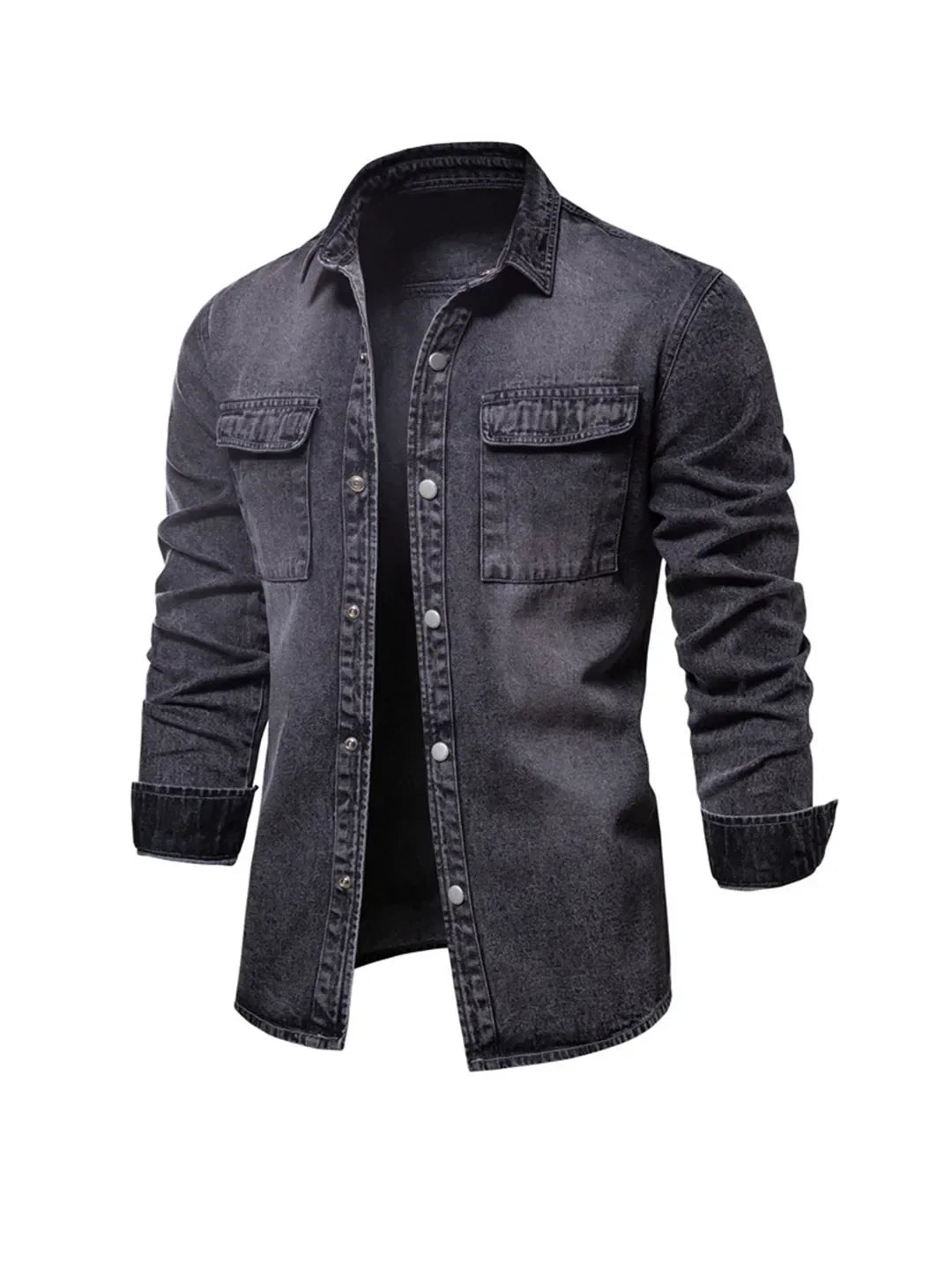 Rolf - Herren Denim Hemd