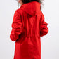 Clara - Schicke Weiße Regenjacke