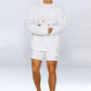 Vasco - Herren Set aus bequemem Sweatshirt und Shorts