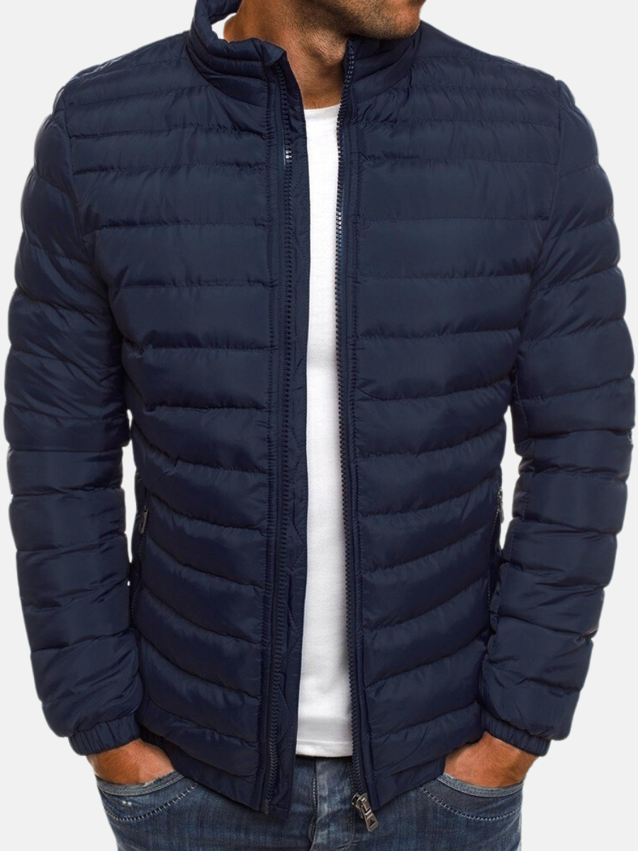 Stilvolle steppjacke für herren