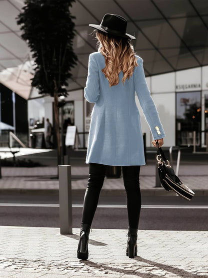 Taillierter Wollmantel für eine schmeichelnde Passform