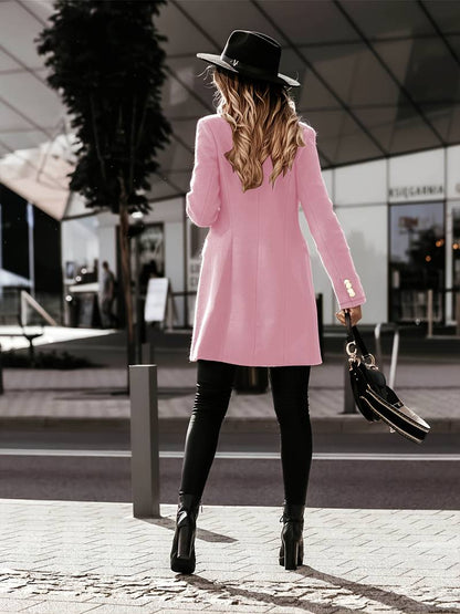 Taillierter Wollmantel für eine schmeichelnde Passform