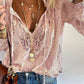 CLARA - Exklusive Bluse mit Spitzenverzierungen