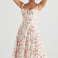 Carmal -Sommerkleid mit Carmen-Print