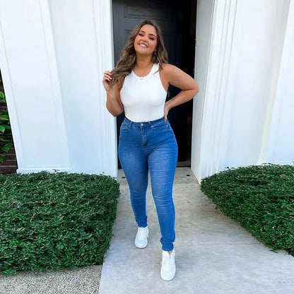 Genevieve - Frauen Sexy Jeans