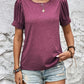 Bordeaux Rüschen-Shirt - Marie