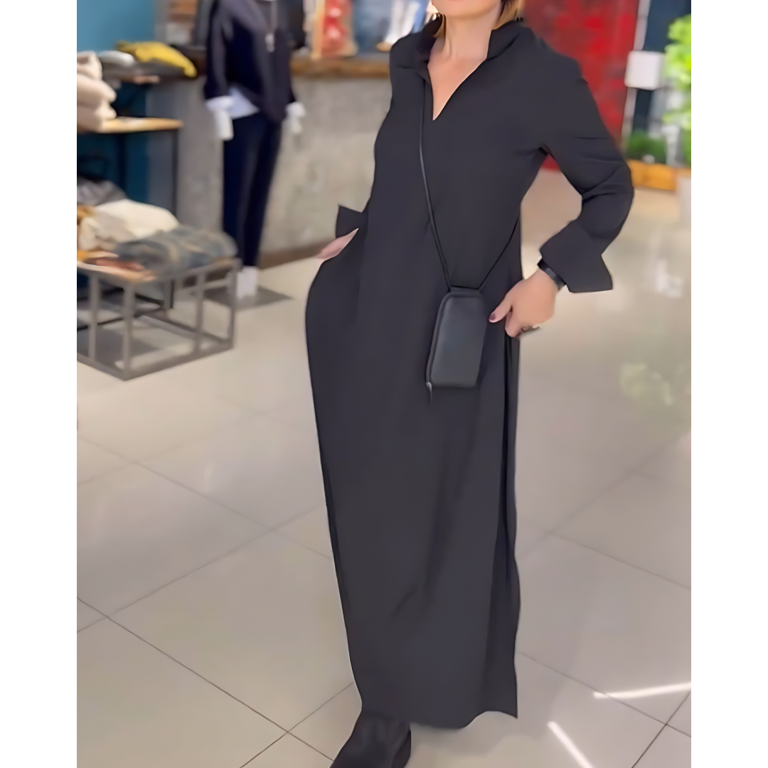 Elegantes und bequemes langes Kleid - Evita