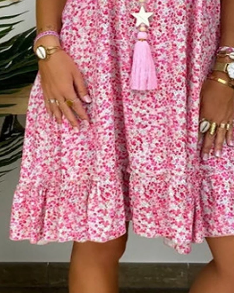 Fiona - Pinkes Casual-Kleid