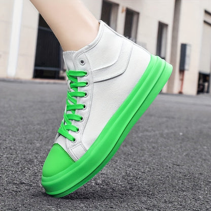 Stylische High-Top Canvas-Sneaker mit Schnürung - Felix