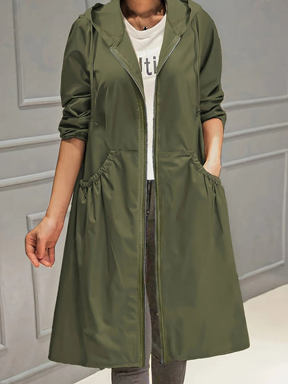 Plus Size Frauenjacken mit Reißverschluss für Herbst & Winter