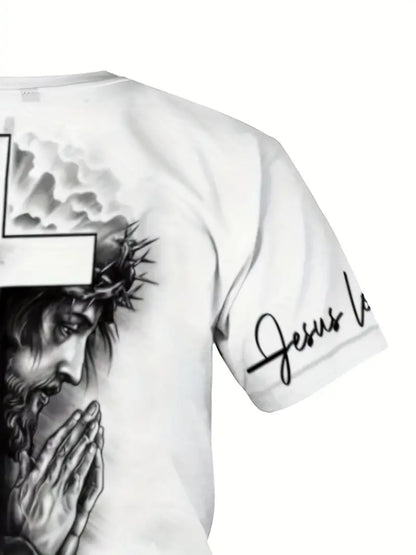 John – bequemes grafik-t-shirt für männer