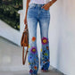 Ada - Jeans mit Blumenmuster