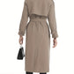 Damen-Trenchcoat mit zweireihigem Verschluss