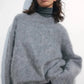 Stylischer Strickpullover in großen Größen