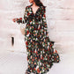 Carla's Blumen-Print Maxikleid