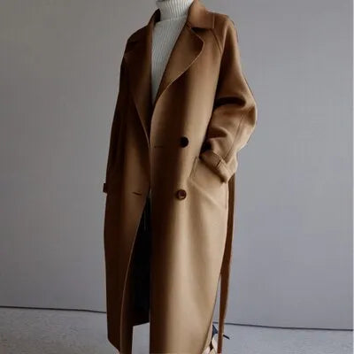 Eleganter Wollmantel-Trenchcoat: Stilvolle Jacken für Herbst/Winter