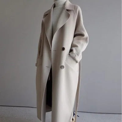 Eleganter Wollmantel-Trenchcoat: Stilvolle Jacken für Herbst/Winter