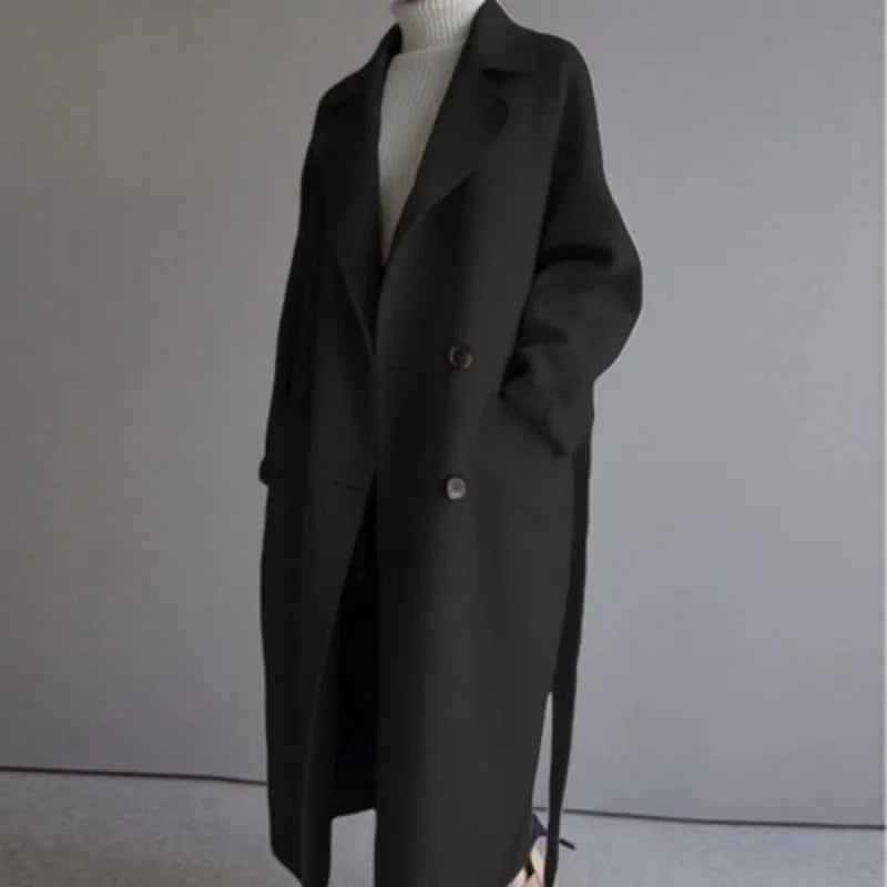 Eleganter Wollmantel-Trenchcoat: Stilvolle Jacken für Herbst/Winter