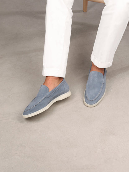 Paul Lefebvre® | Himmelblaue Yacht-Slipper
