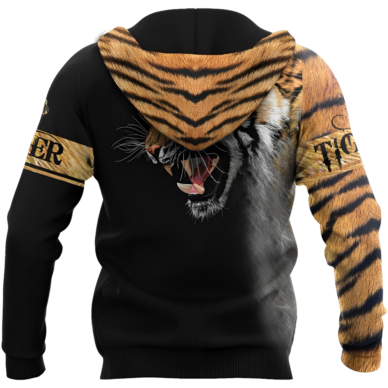 Tiger-Kapuzenjacke für Männer