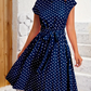 RETRO CHIC  - Schönes Vintage Polka Kleid für den Frühling/Sommer