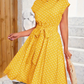 RETRO CHIC  - Schönes Vintage Polka Kleid für den Frühling/Sommer