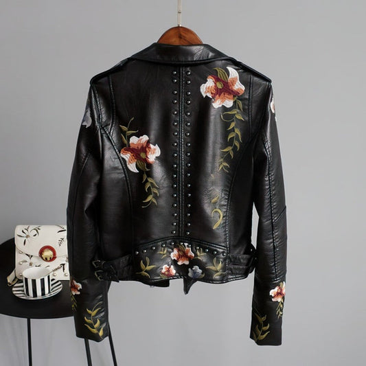 Edite - Elegante Jacke mit floralen Details