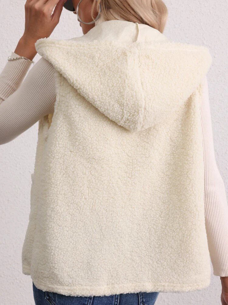 Weißer Körperwärmer