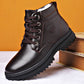Schwarze Winterstiefel Wärme & Grip