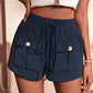 ALISHA - Lässige Cargo-Shorts mit elastischer Taille