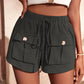 ALISHA - Lässige Cargo-Shorts mit elastischer Taille