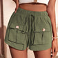 ALISHA - Lässige Cargo-Shorts mit elastischer Taille