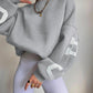 Clarissa | Lässiges Sweatshirt mit Buchstabenmuster