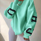 Clarissa | Lässiges Sweatshirt mit Buchstabenmuster