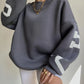 Clarissa | Lässiges Sweatshirt mit Buchstabenmuster