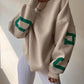 Clarissa | Lässiges Sweatshirt mit Buchstabenmuster