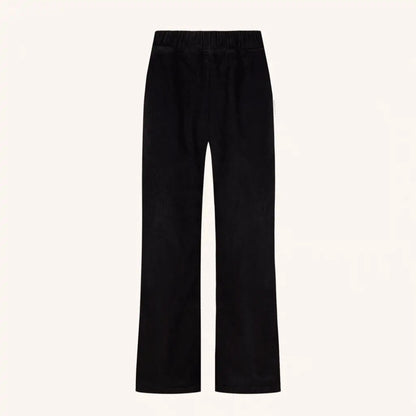 CORDHOSE LINA | SCHWARZ UND GRÜN AUS 100% BIO-BAUMWOLLE